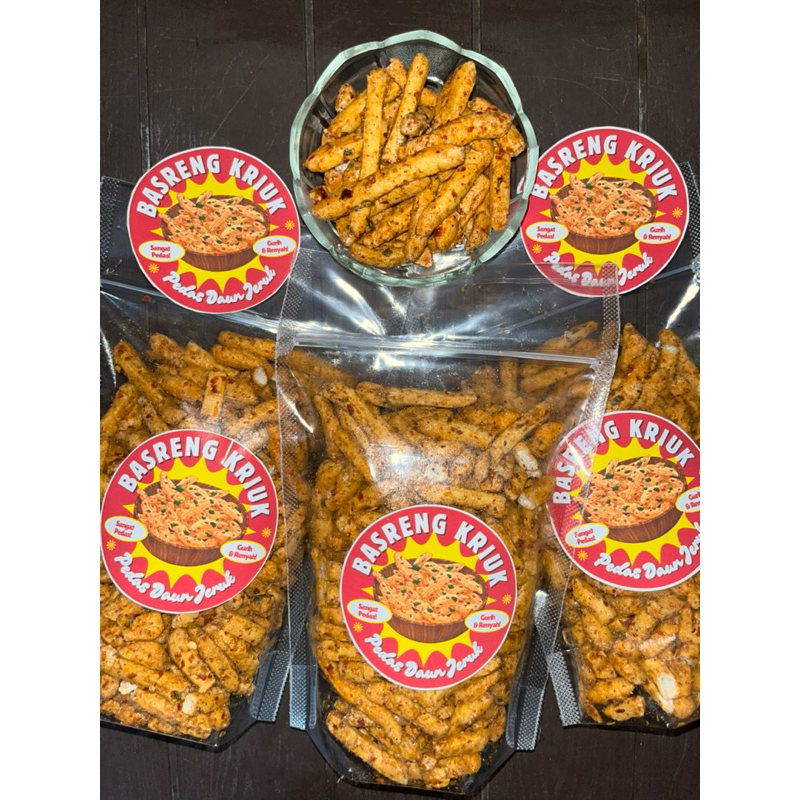 

basreng kriuk pedas daun jeruk 200g