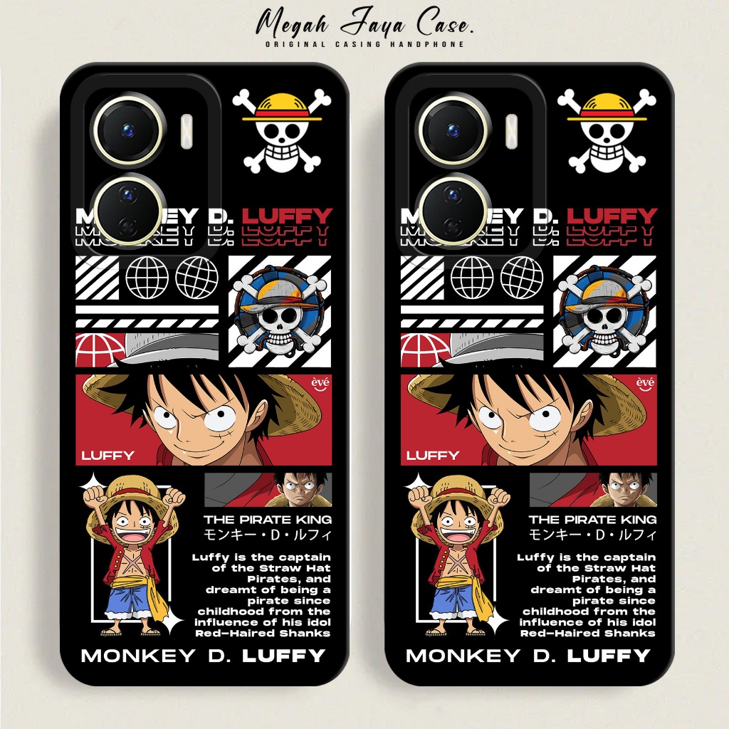 Case VIVO Y16 - Softcase Hp VIVO Y16 Motif ONE PIECE - Casing Hp VIVO Y16 - Softcase Pro Camera - Si