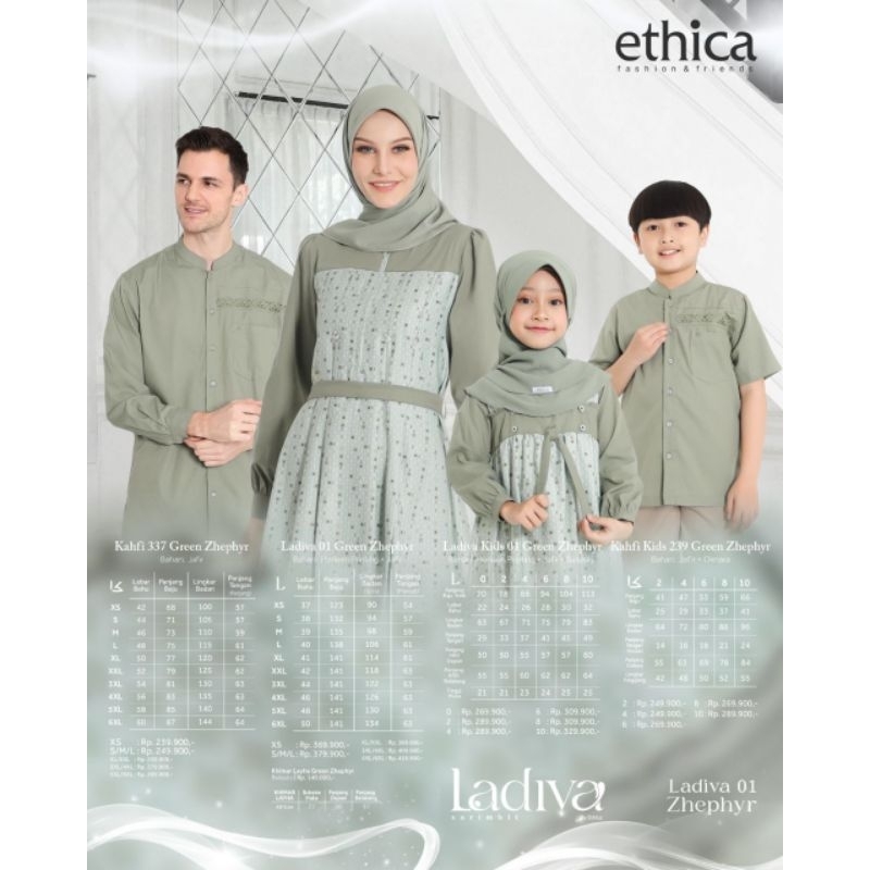 Ethica Ladiva 01 green zhephyr