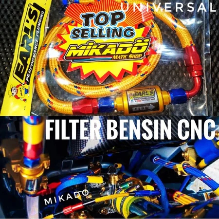 Paket filter bensin cnc beat scoopy vario 125 150 110 fi esp karbu baut cvt probolt selang knalpot t