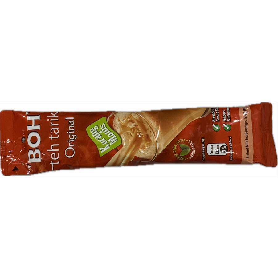 

BOH Teh Tarik Original Less Sweet (Import Malaysia) 27g/sachet