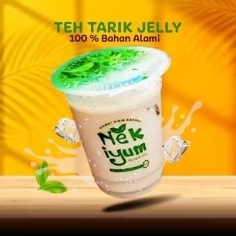 

teh tarik jelly nek iyum gula asli, enak seger manis pas