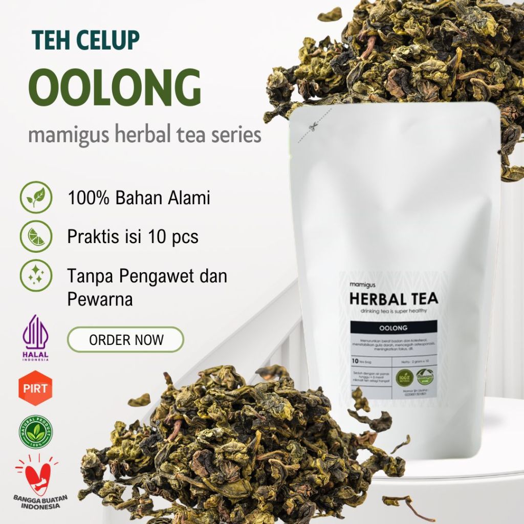 

TEH CELUP OOLONG / Oolong Tea / Teh Oolong / Herbal Tea / Teh Herbal Alami