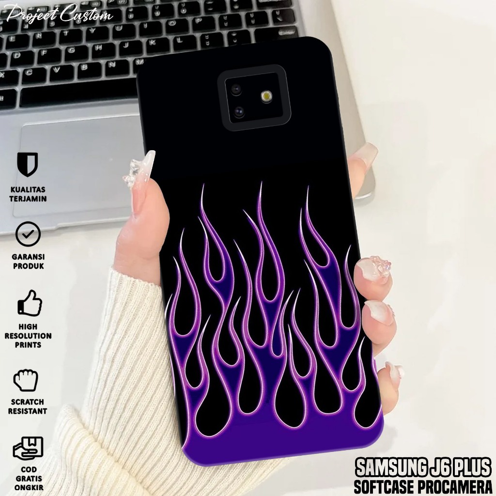 Softcase SAMSUNG J6 PLUS - Case Hp SAMSUNG J6 PLUS ( FIRE ) Silikon Hp SAMSUNG J6+ - Casing Hp SAMSU