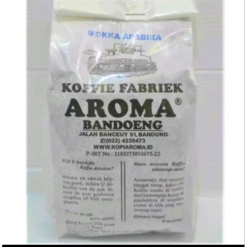 

Kopi Aroma Bandung - Arabica dan Robusta 500gr