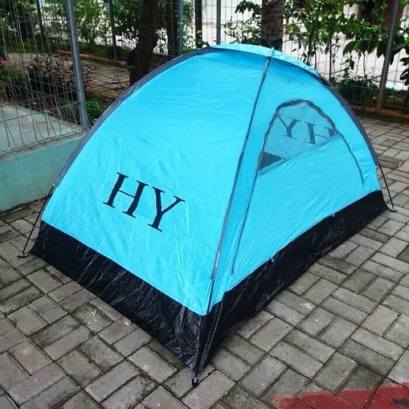 TENDA CAMPING KAPASITAS 2 ORANG - TENDA SINGLE LAYER 2P - TENDA HY MONODOME 2P - TENDA CAMPING MURAH
