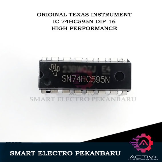 ORIGINAL IC TEXAS INSTRUMENT 74HC595 DIP-16 74HC595N DIP16 8 BIT SHIFT REGISTER IC 74HC595 Shift Reg