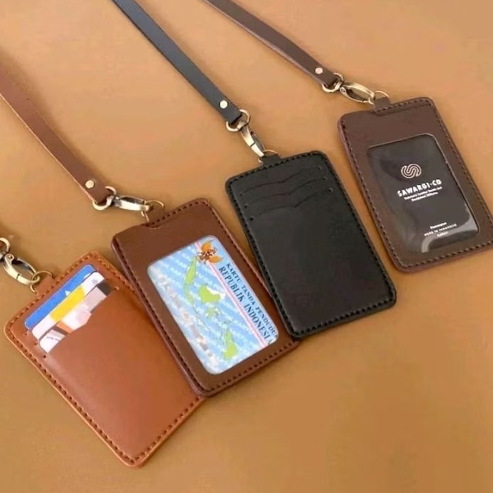 

Promo Termurah ID Card Holder Kulit Name Tag Holder Kulit by Sawargico Saner