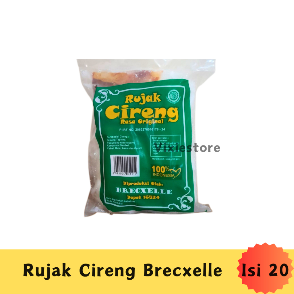 

Rujak Cireng Brecxelle Beku Original Isi 20