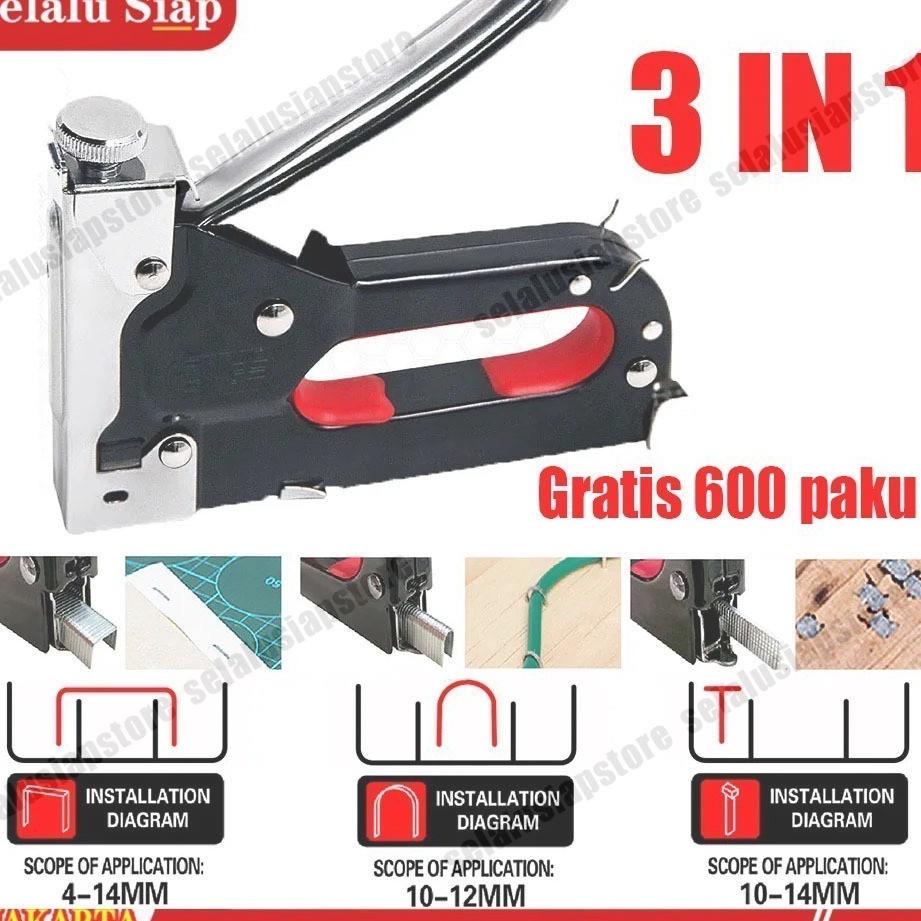 

Hemat Khusus Gratis 6 paku 3 In 1 Pistol Kuku Pistol Stapler Konstruksi Konstruksi Furnitur DIY Pelapis Pelapis Pistol Stapler Multifungsi Pistol Stapler Dekorasi Rumah Alat Pertukangan