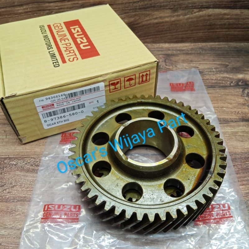 GEAR 6 TH GEAR MAINS HAFT TRANSMISI MOBIL ISUZU ELF NMR 71/NMR 81 /NLR 85 ORIGINAL