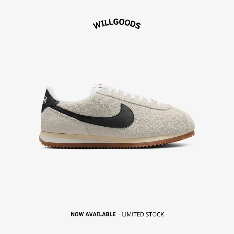 Nike Cortez Vintage Muslin Black Women Original Resmi