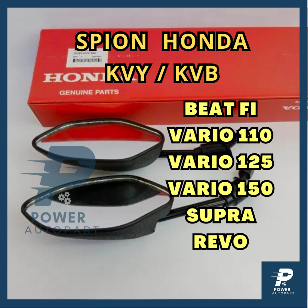 Spion Standar Beat Fi Esp, Karbu, Vario 110 Karbu, Revo, Blade, Scoopy Kualitas Original - KVY / KVB