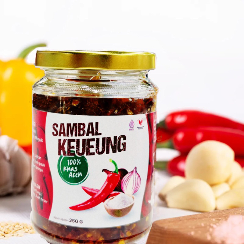 

SAMBAL KEUEUNG 250 GRAM (BOTOL KACA)