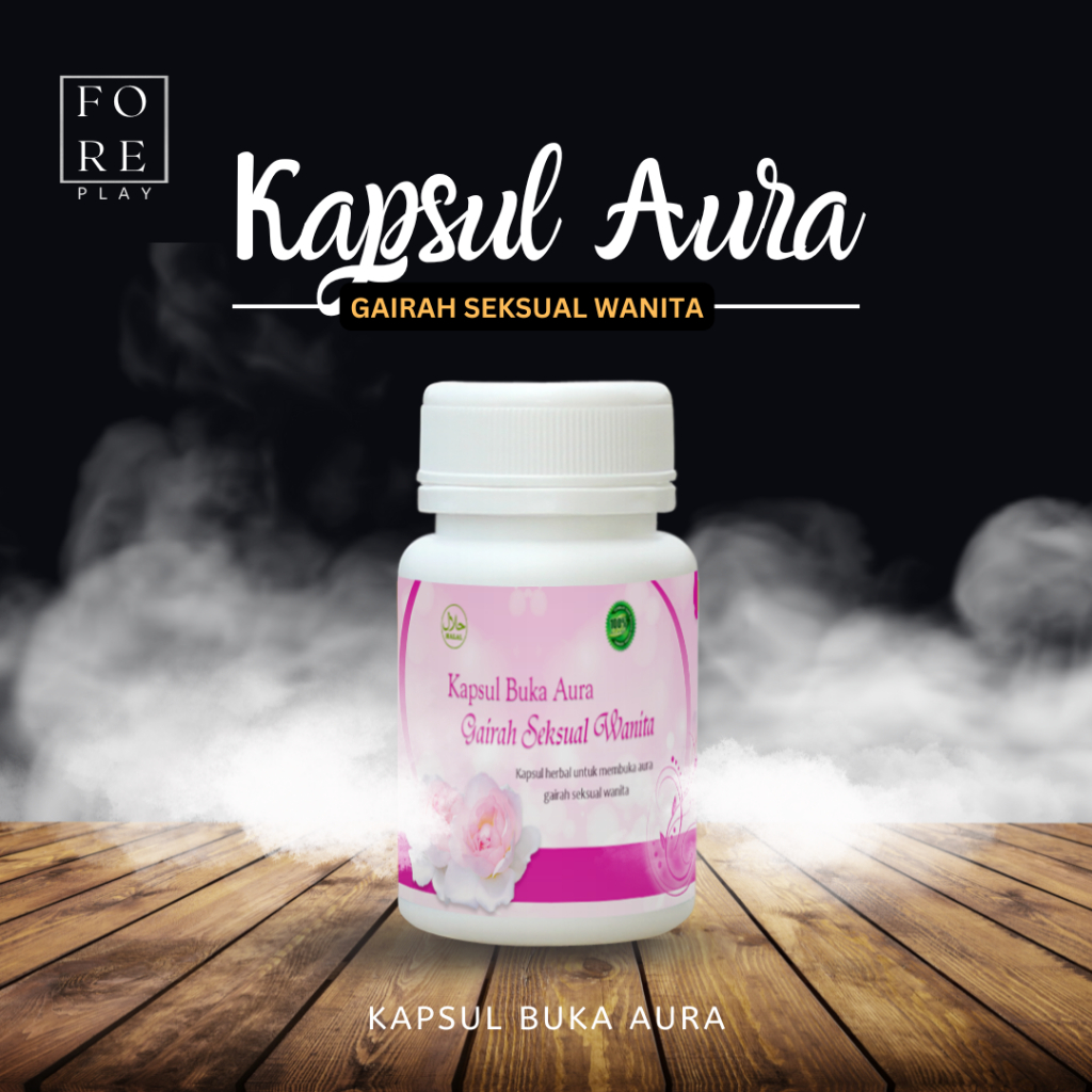 aura Kapsul Aura Kesehatan wanita pria - BPOM