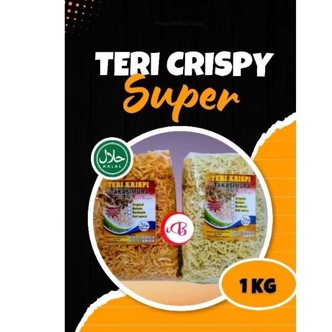 

Teri crispy kualitas super 1kg Non MSG All varian