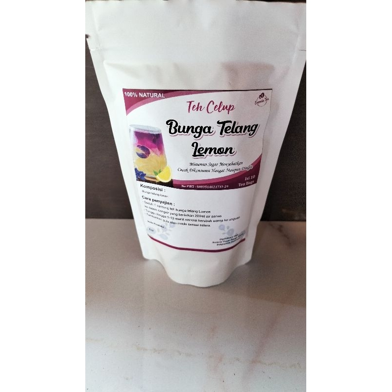 

Termurah tisane bunga Telang Lemon