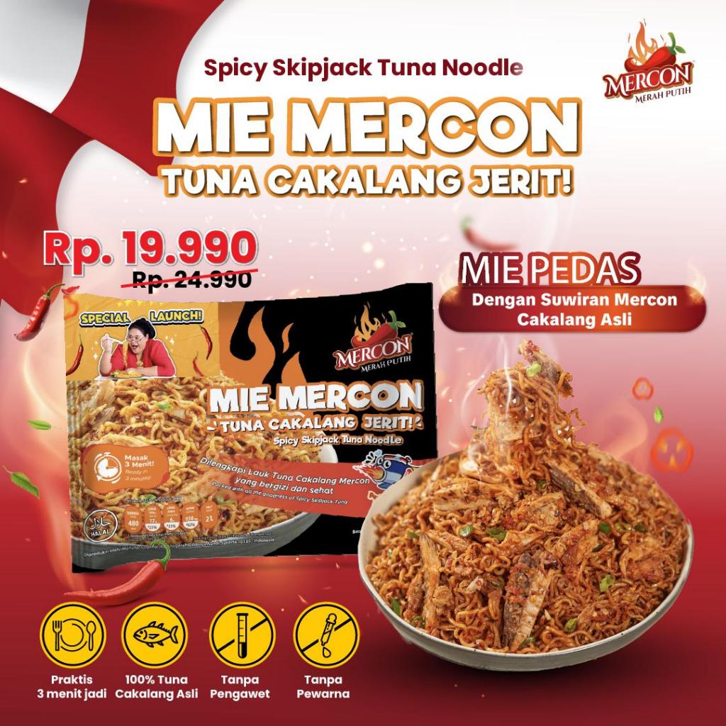 

[NEW] Mercon Merah Putih - Mie Mercon Tuna Cakalang Jerit || Mie Goreng Pedas Instan