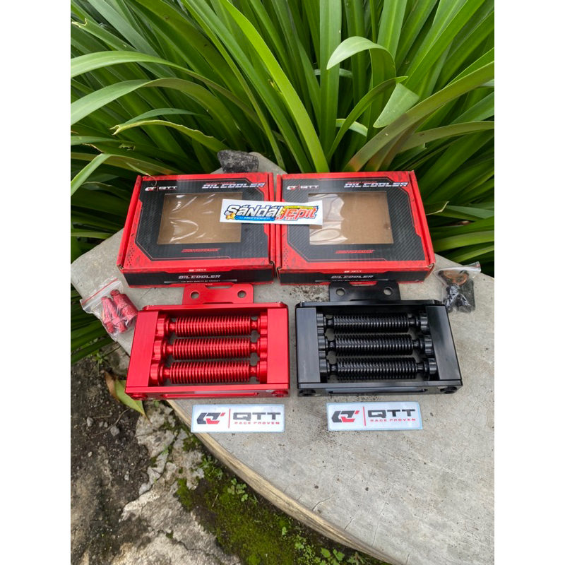 OIL COOLER QTT SATRIA FU OIL COOLER QTT RACING BISA DI APLIKASIKAN DI MIO CB GL MP TIGER GL100 OIL C