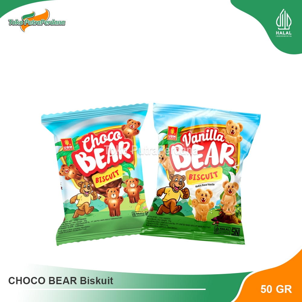 

UBM CHOCO BEAR Biskuit 50gr