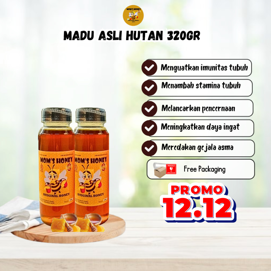 

PROMO SPECIAL MADU HUTAN MURNI ASLI original 320 gram untuk kesehatan jantung menjaga imun