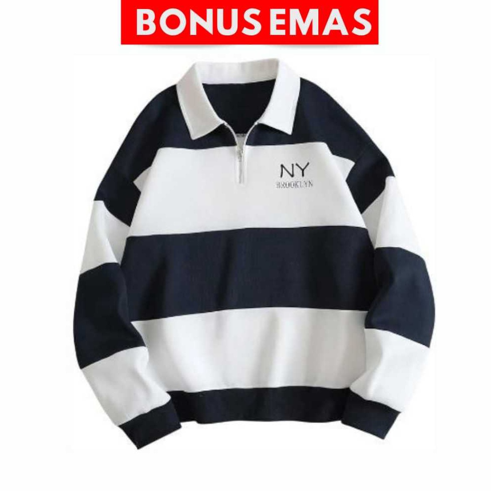 KODE M49X BANYAK BONUS SWEATER RUGBY WANITA SWEATER RUGBY PRIA SWEATER RUGBY SSALUR JAKET PRIA SHERP