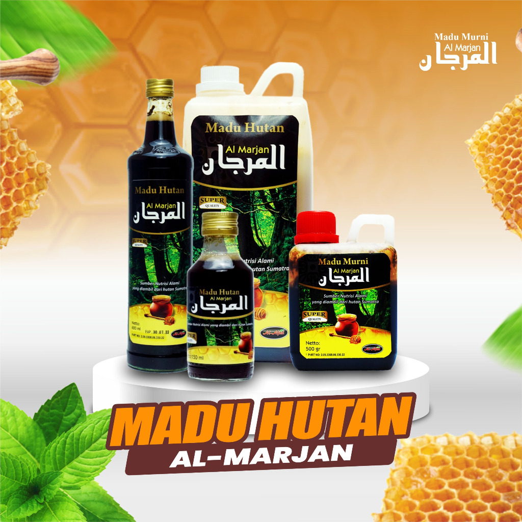 

Madu Murni Asli Original Al Marjan Kemasan 1 kg & 500gr Jligen