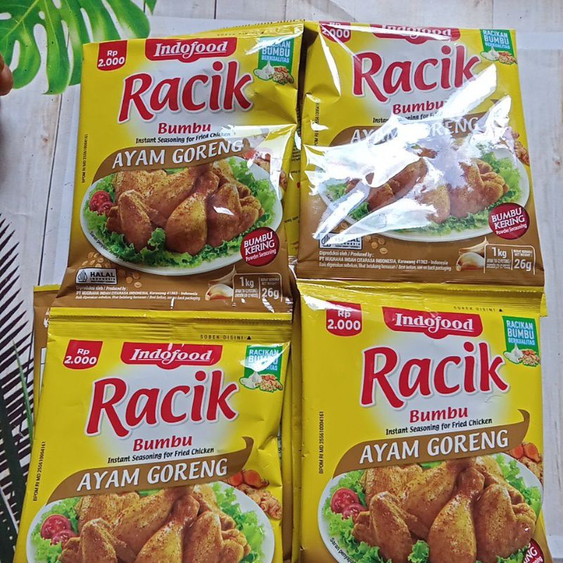 

RACIK BUMBU INSTAN AYAM GORENG 1 RCG ISI 10