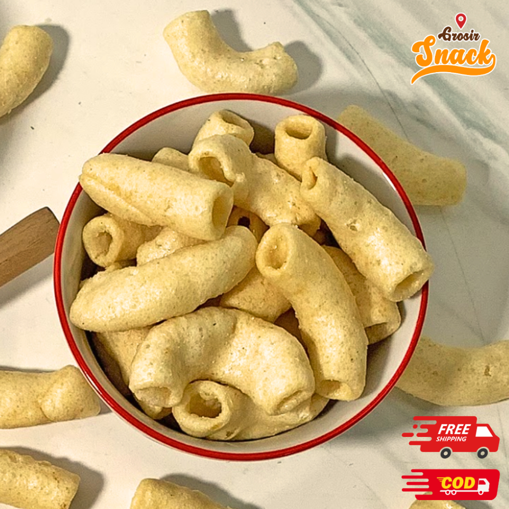

MAKARONI ASIN GURIH CRISPY GROSIR SNACK