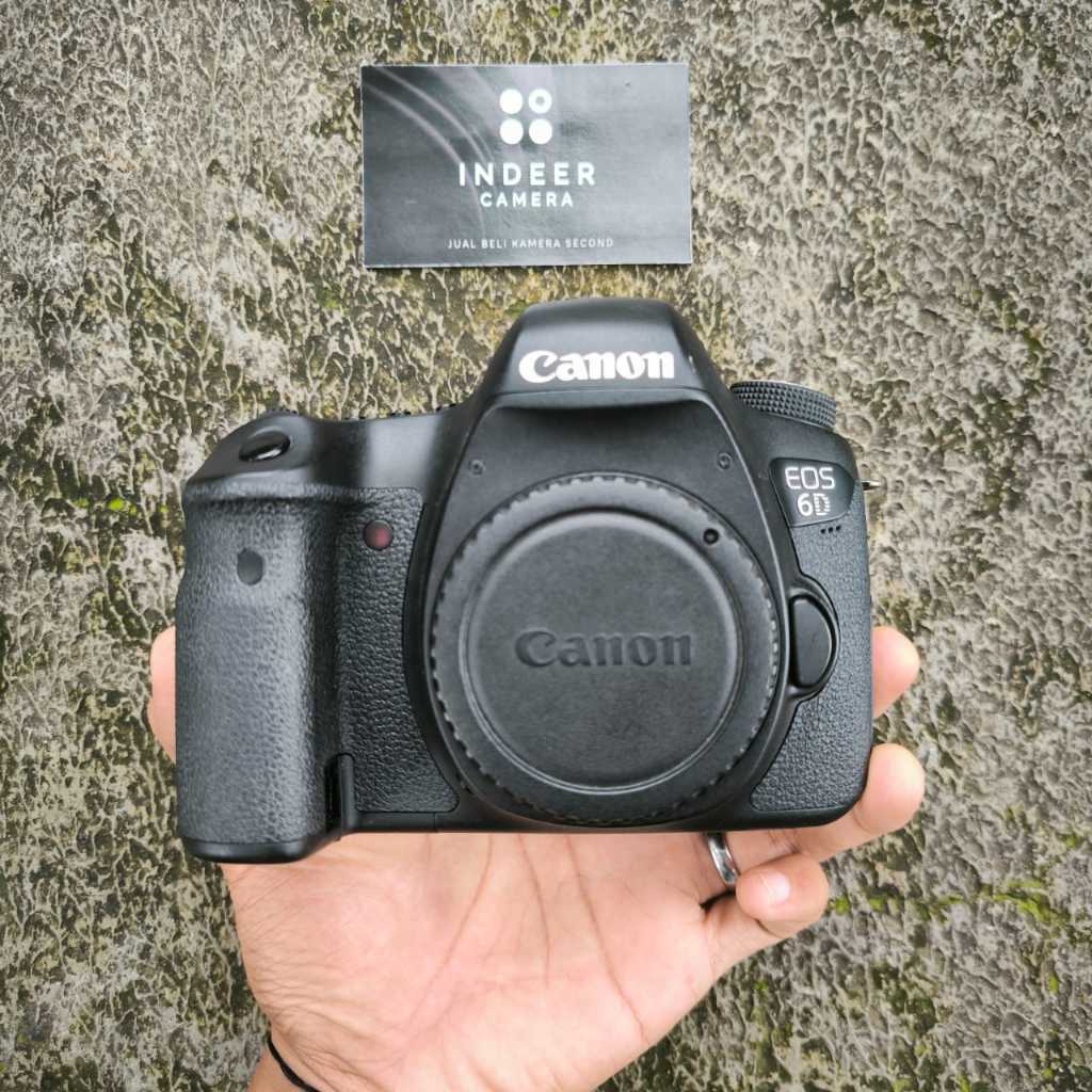 CANON EOS 6D BODY ONLY FULLSET MULUS (GARANSI TOKO) WIFI AND GPS NORMAL MURAH  SC MINIM SECOND MULUS