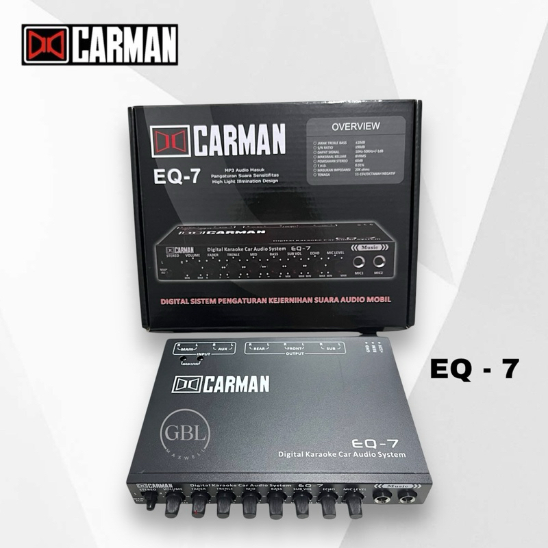 PARAMETIK KHUSUS MOBIL CARMAN EQ-7