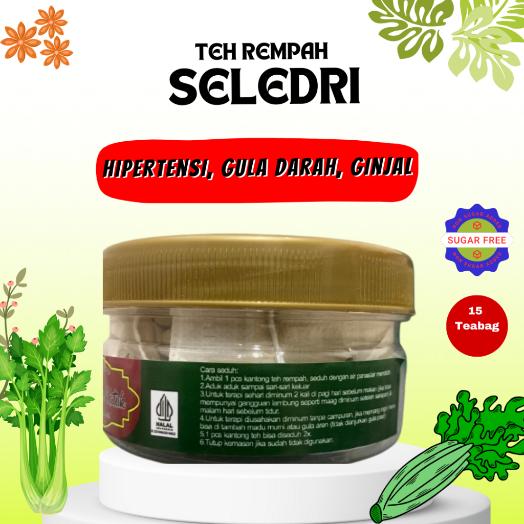 

Teh Daun Seledri Teh Seledri Teh Celup Seledri ( Hipertensi, Gula Darah, Ginjal)