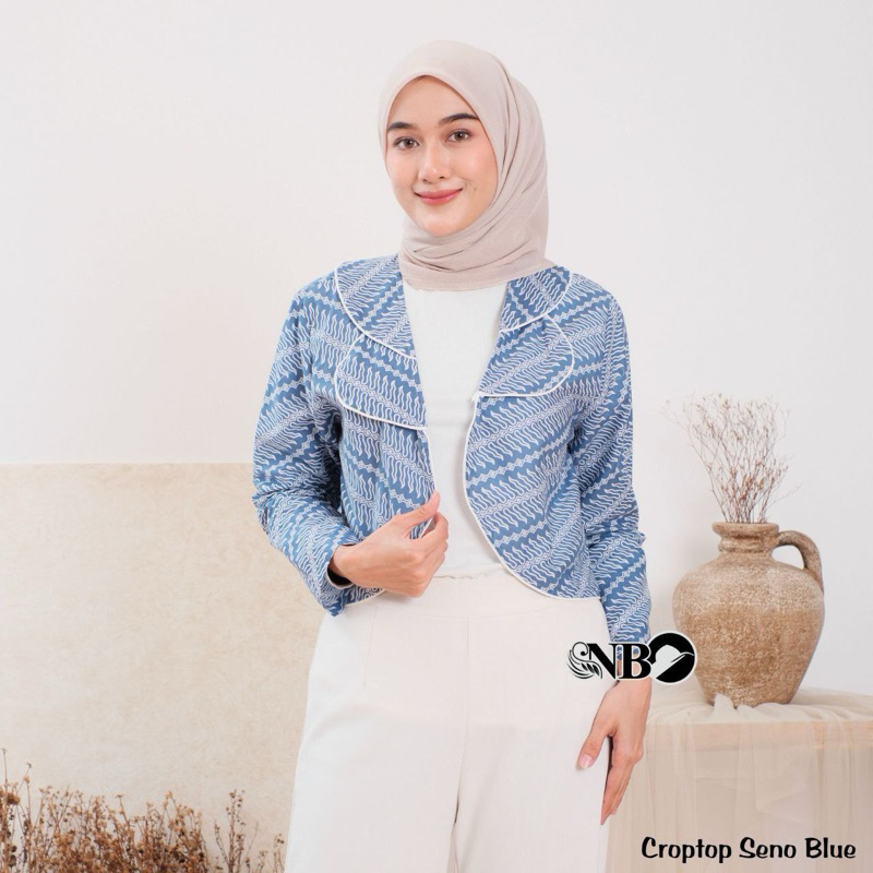 BLAZER CROP TOP BATIK