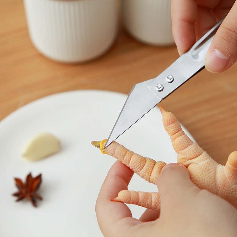 Alat Pencabut Bulu Ayam 2in2 Stainless / Pinset Cabut Bulu Ayam Tulang Ikan / Pisau Dapur Pembersih 