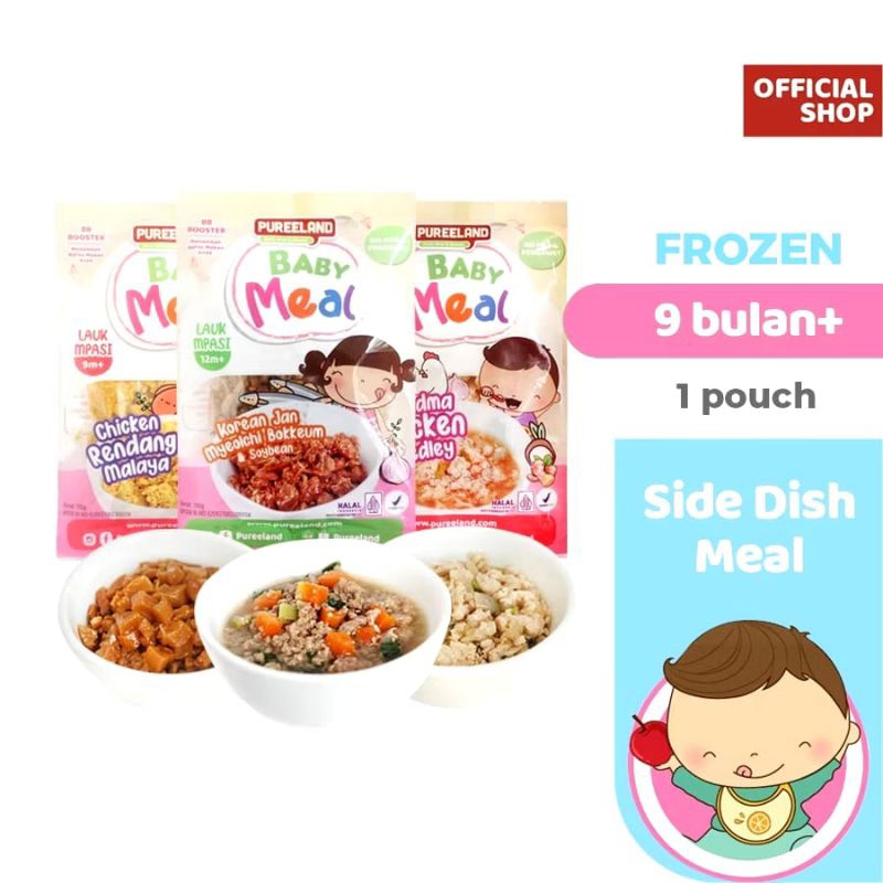

PUREELAND BABY SIDE DISH MEAL | FROZEN FOOD MPASI | LAUK SIAP SAJI | FROZEN MPASI BAYI | MAKANAN BAYI