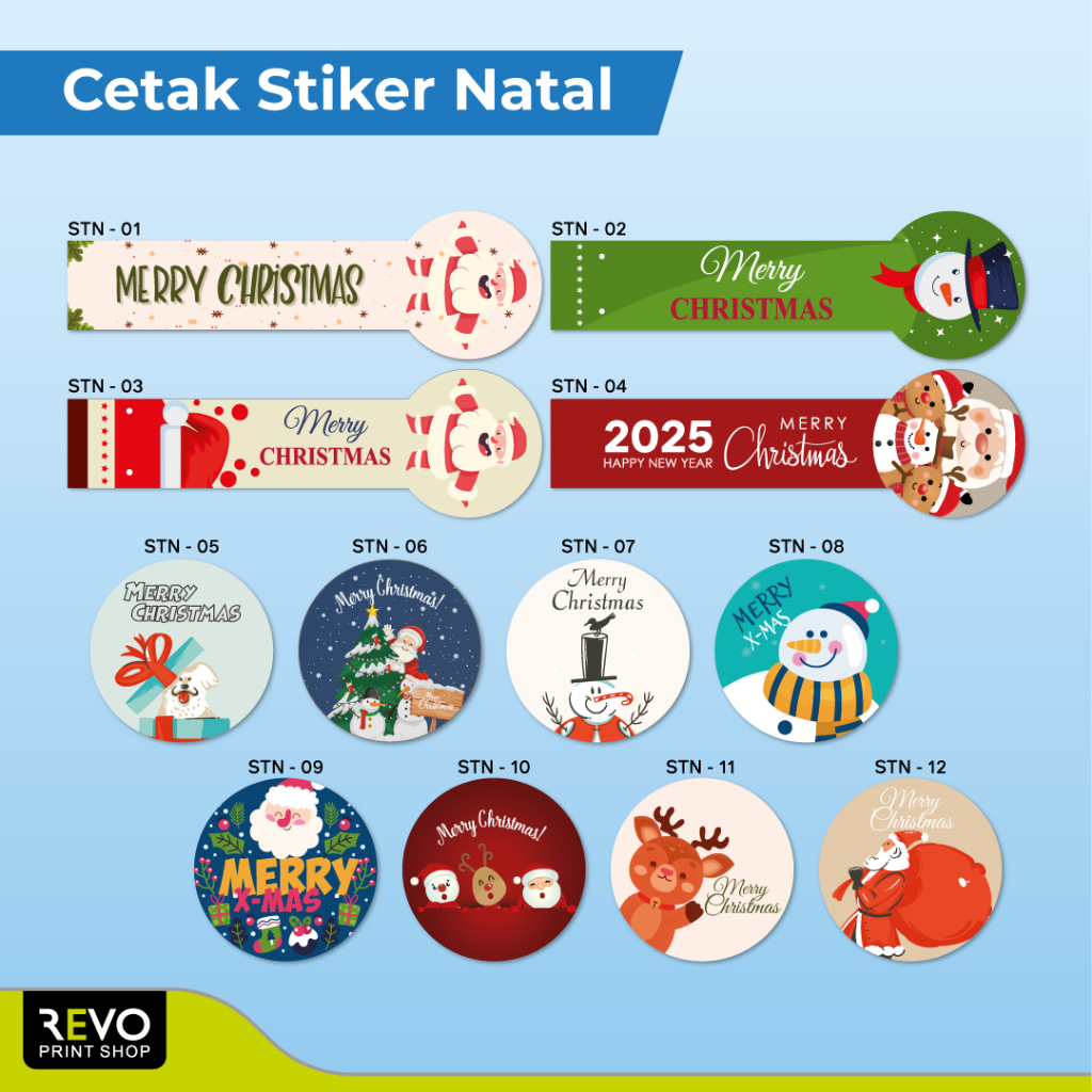 

Stiker Natal / Stiker Label / Christmas Sticker / Stiker Toples / Stiker Segel