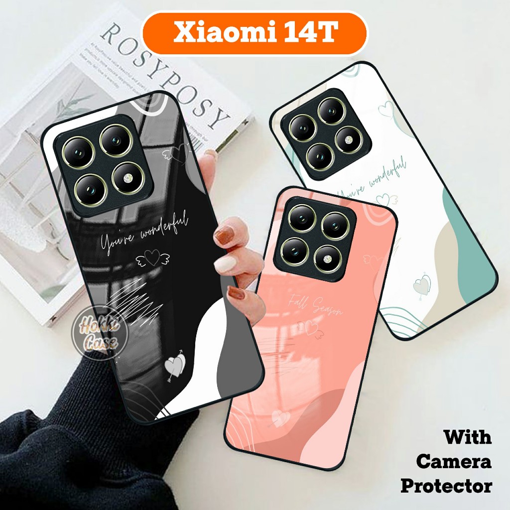 Case Xiaomi 14T - Softcase Glass Xiaomi 14T Terbaru - Casing Xiaomi 14T - Silikon Xiaomi 14T [366H]