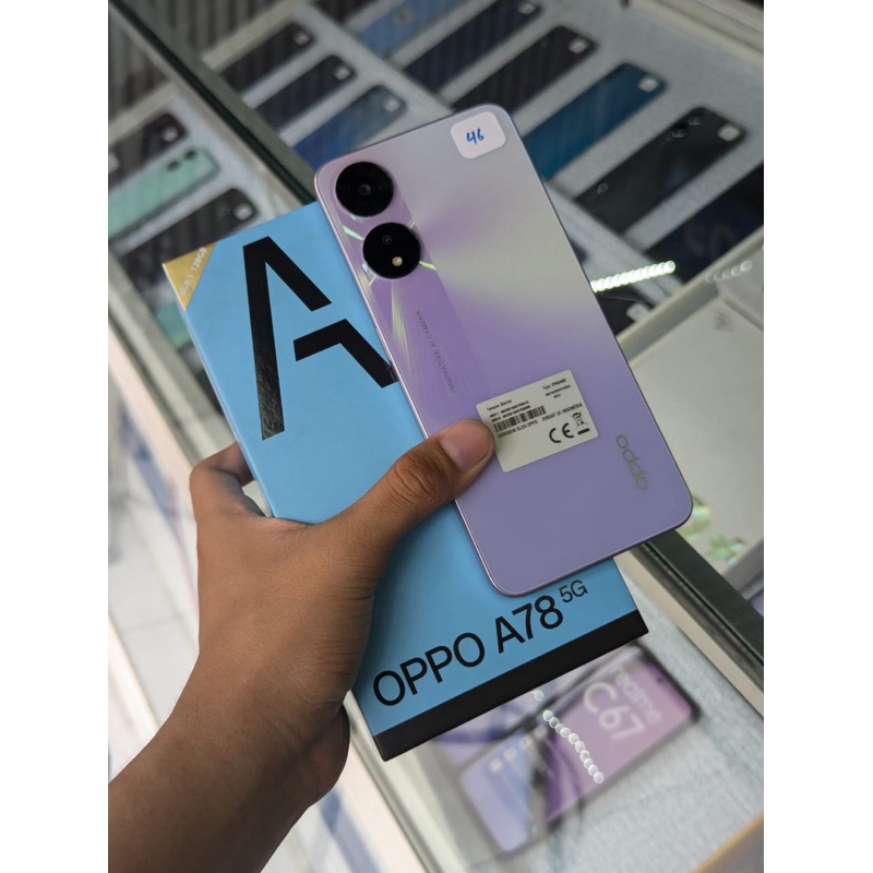 OPPO A78 5G 8/128GB SECOND GARANSI RESMI