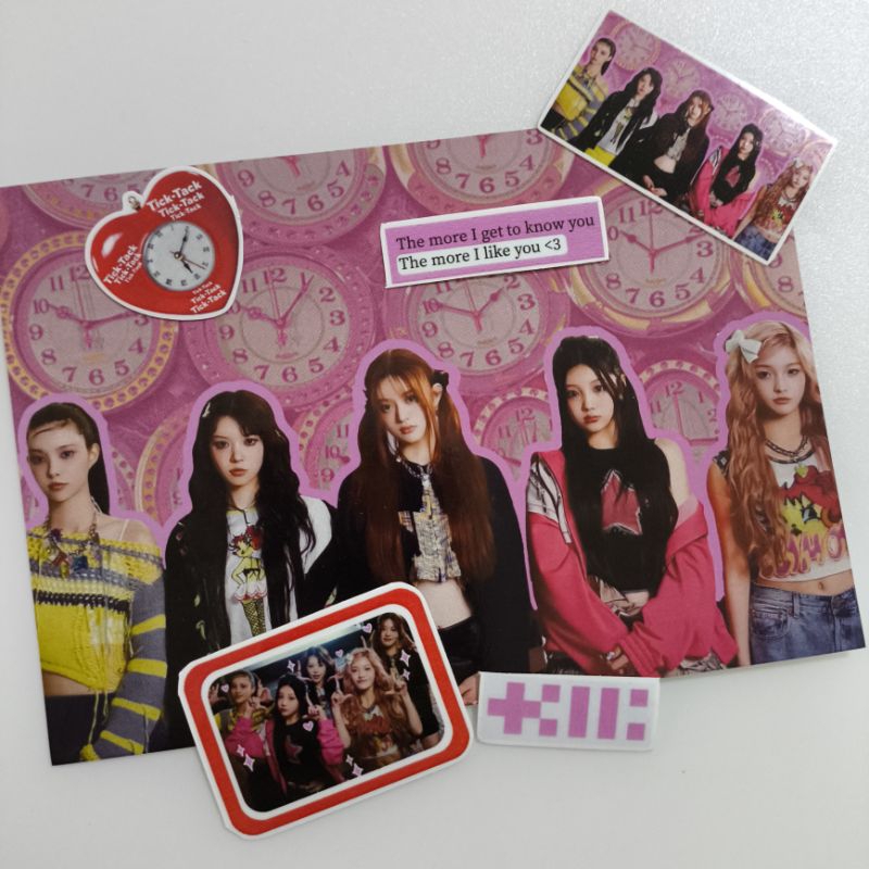 

ILLIT - Tick Tack print & sticker pack