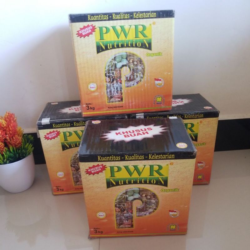 Pupuk Power Nutrition Nasa PWRB Nasa 3 KG  Pupuk Melebatkan Buah Dan Bunga , Pupuk Buah Nasa