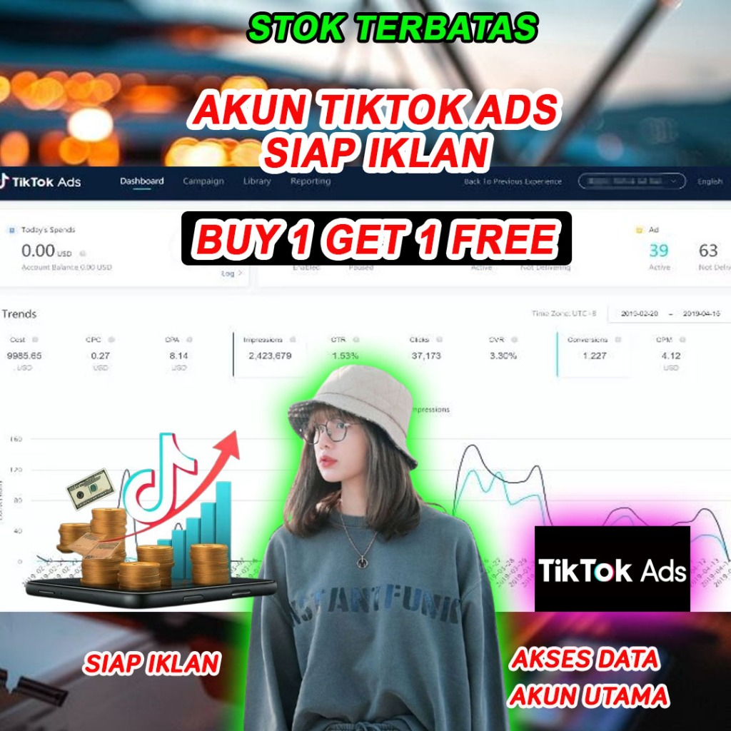 Akun Tiktok Ads GMV Max | Siap Iklan | Lebih Murah