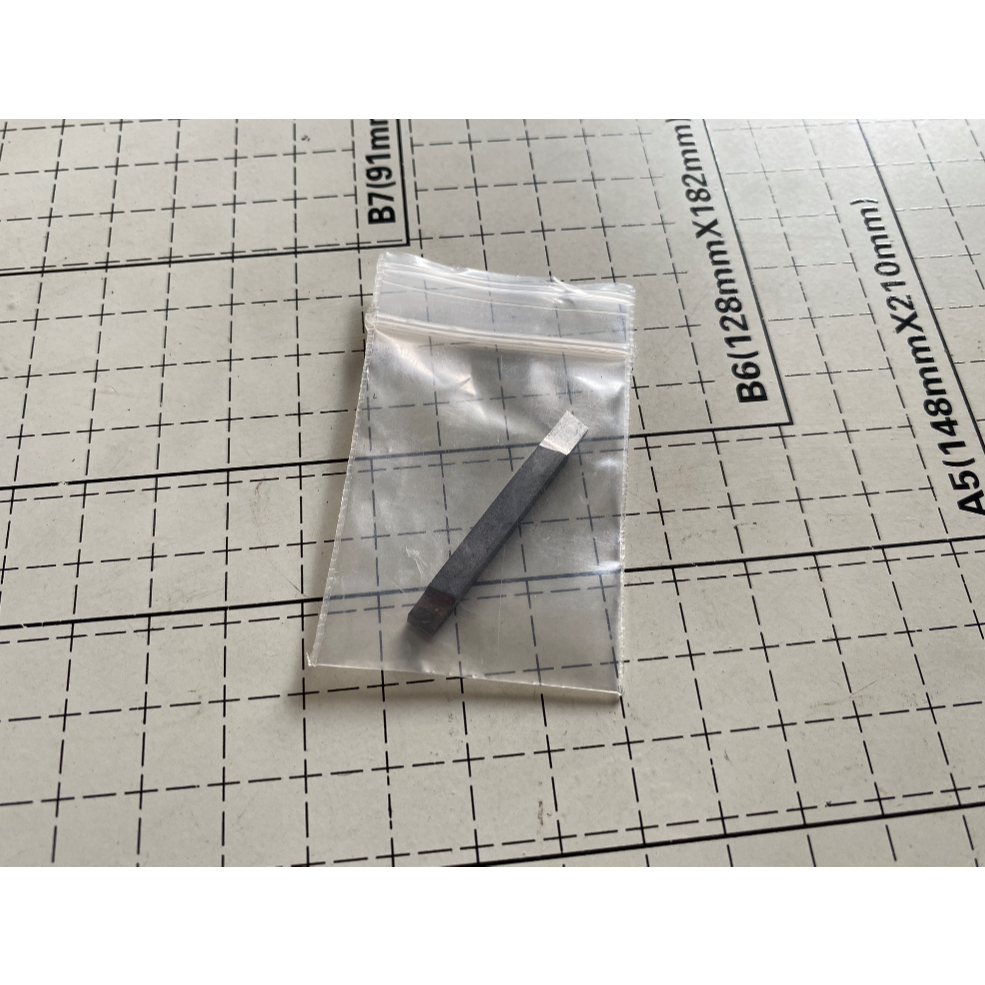 Pisau kepala angkur/ mesin bubut huddy tamiya sloop/ speed