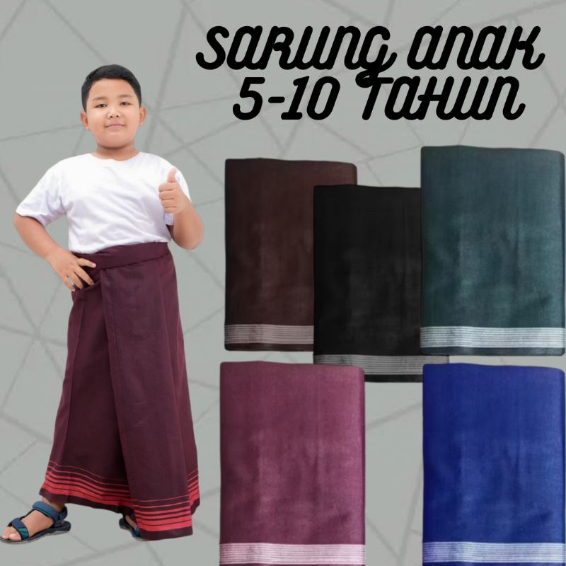 Sarung Anak Laki Laki 5-10 Tahun