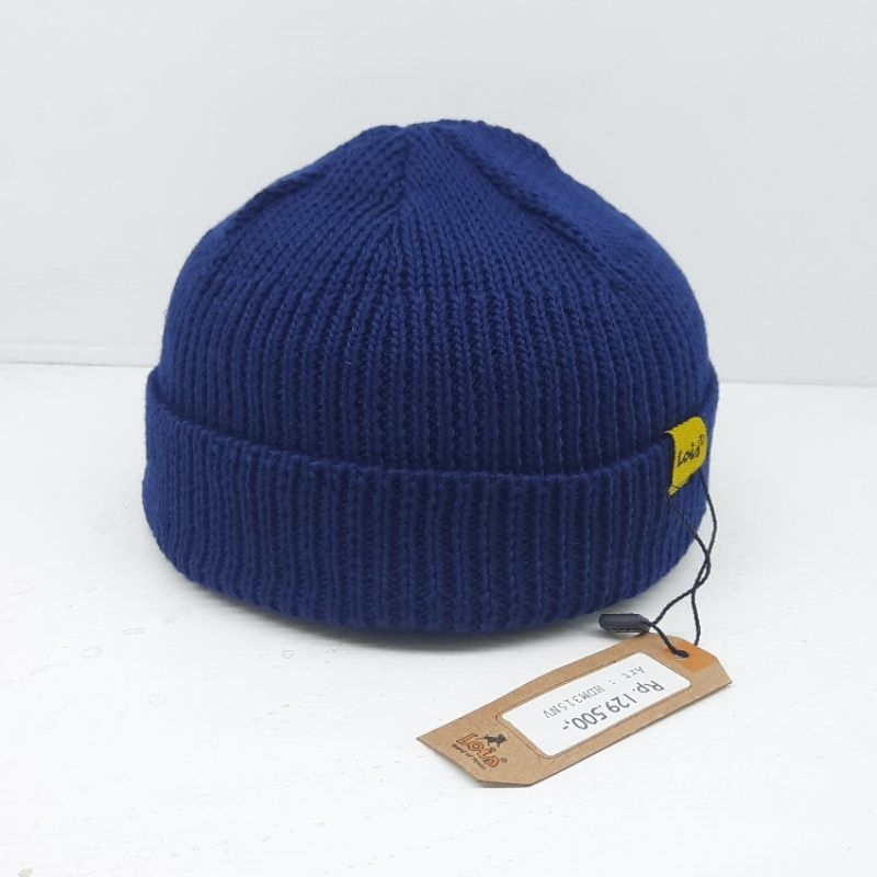 LOIS Topi Kupluk Topi Beanie Topi Pria Topi Original HDM315NV