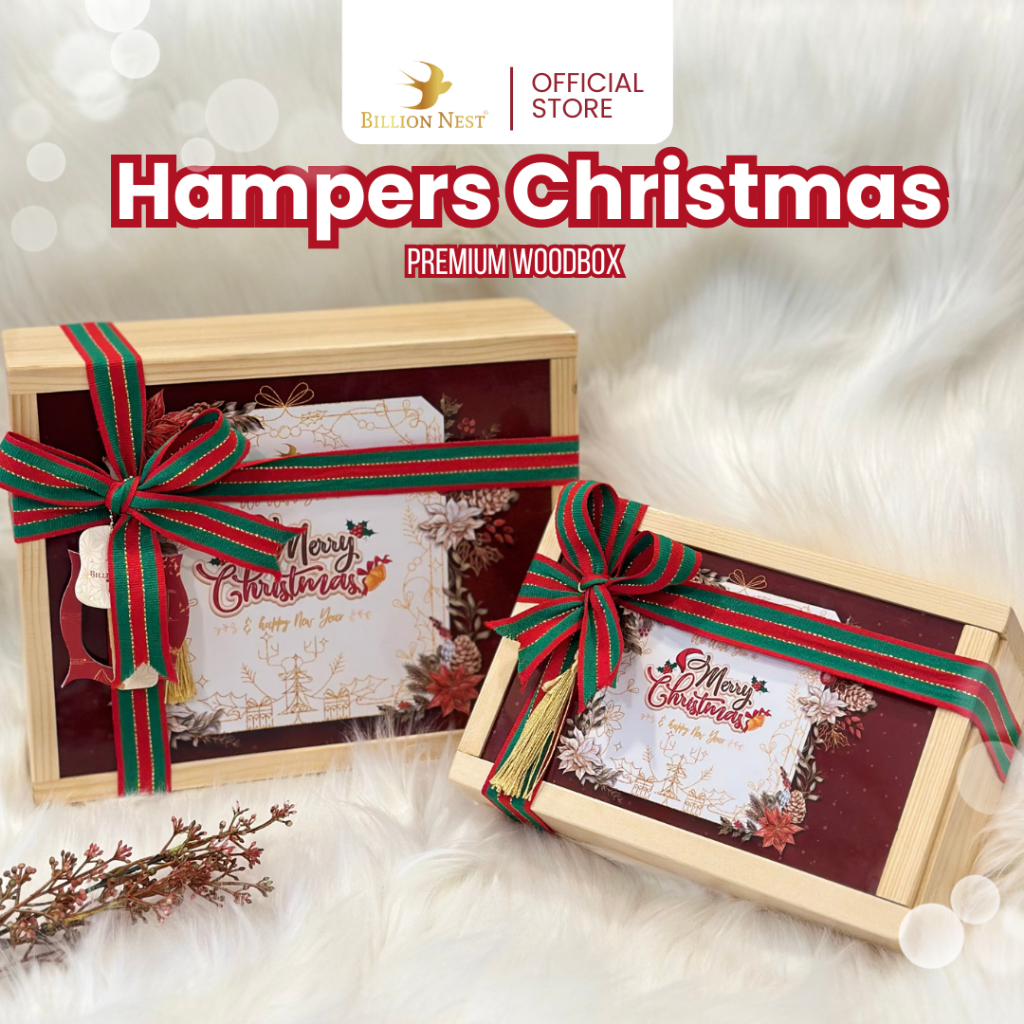 

Billion Nest HAMPERS Christmas/Natal Hardbox Woodbox Acrylic Premium