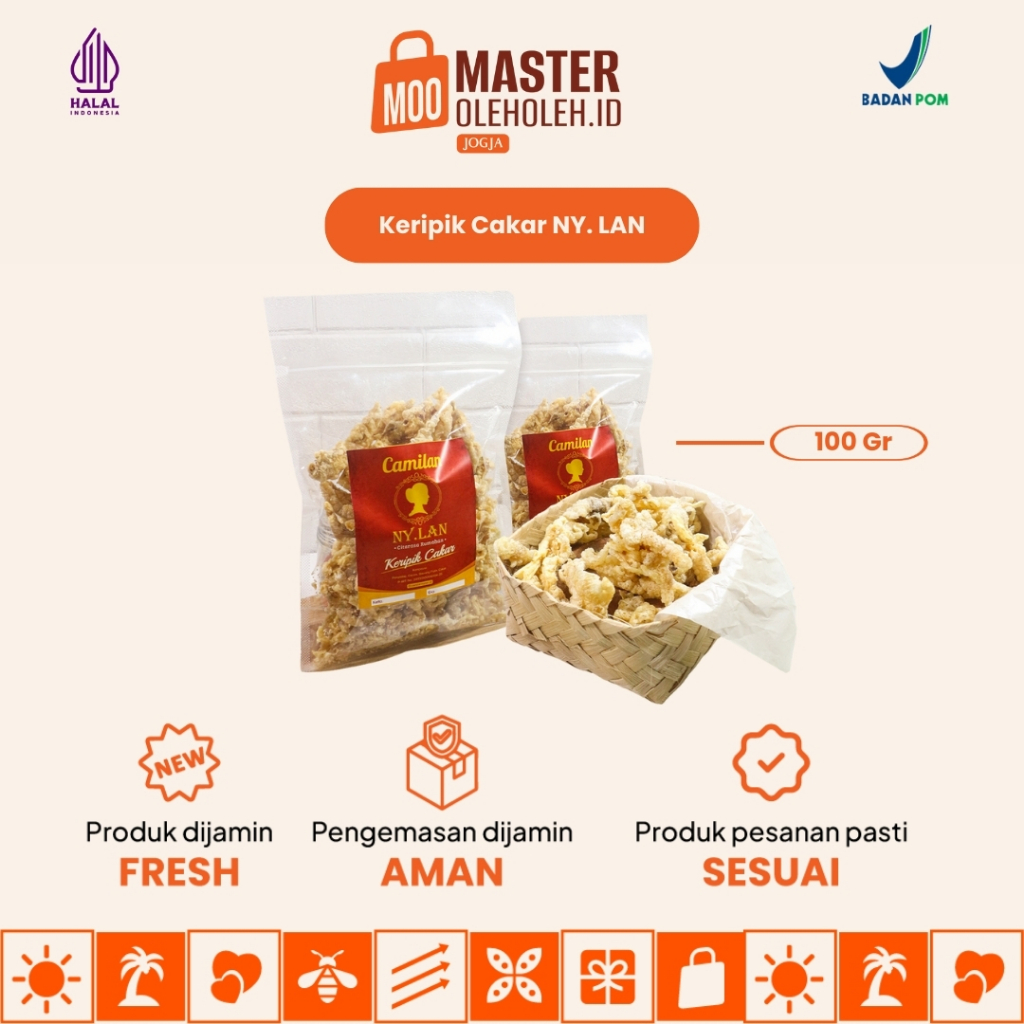 

Keripik Cakar Camilan Ny. Lan Khas Nusantara - 100gr
