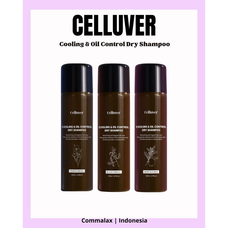 CELLUVER 200ml - Cooling & Oil Control Dry Shampoo