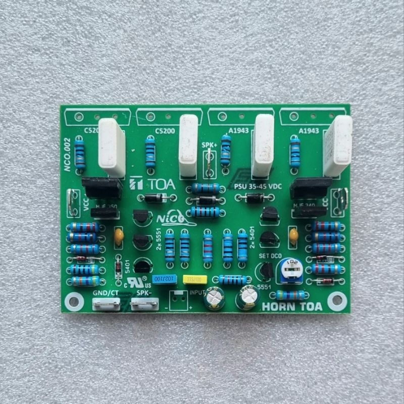 KIT Driver Power Amplifier HORN TOA Corong Lantang