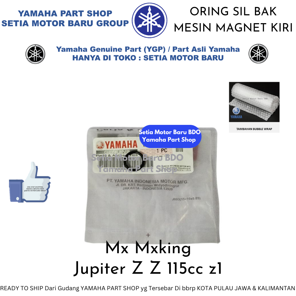 Oring Sil Bak Mesin Magnet Kiri Jupiter Z Z1 Mx MxKing Robot Burhan Ori Asli Yamaha Bandung