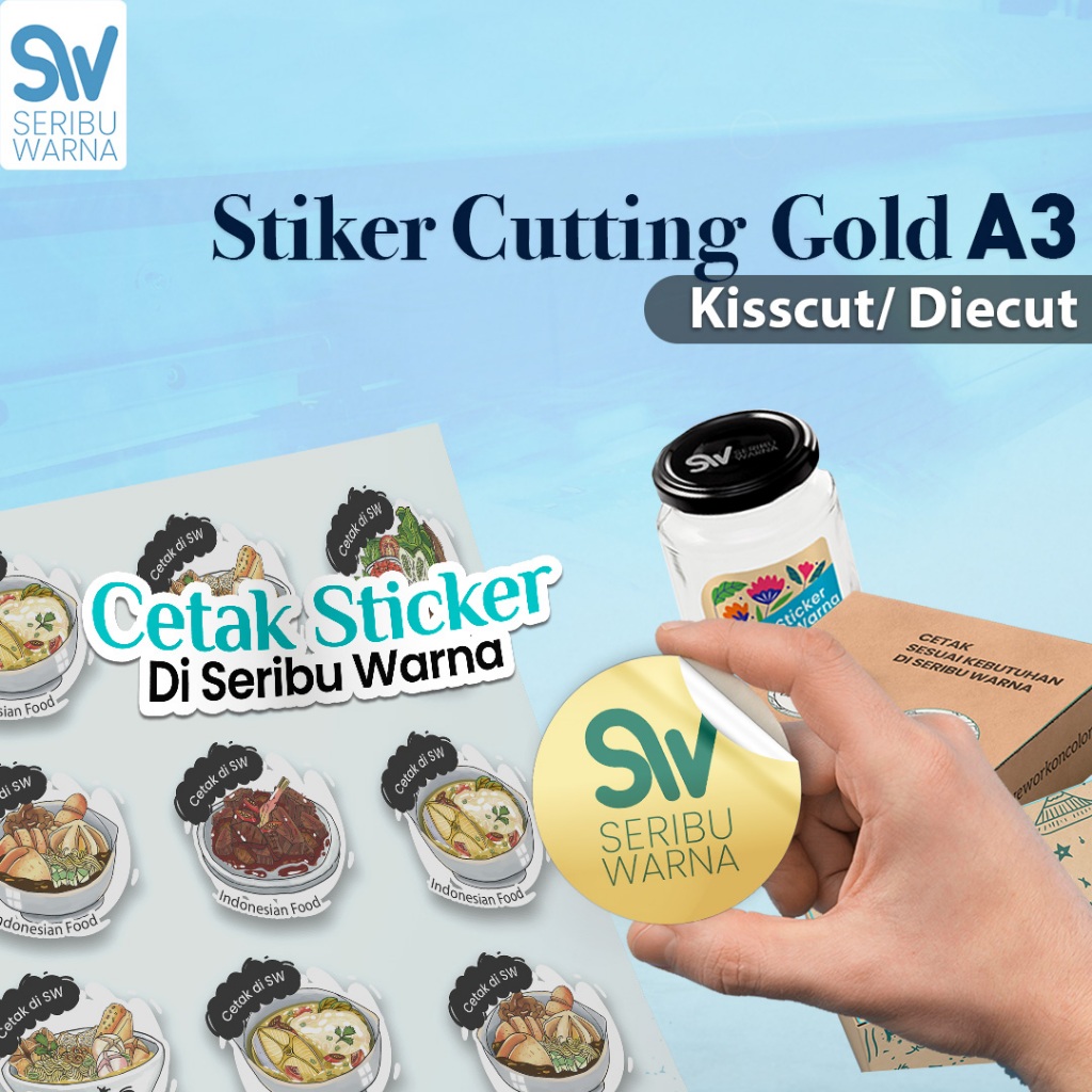 

Stiker Cutting // Gold / Silver / Hologram